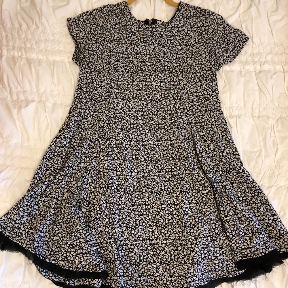Black and White floral Urban Outfitters Dress